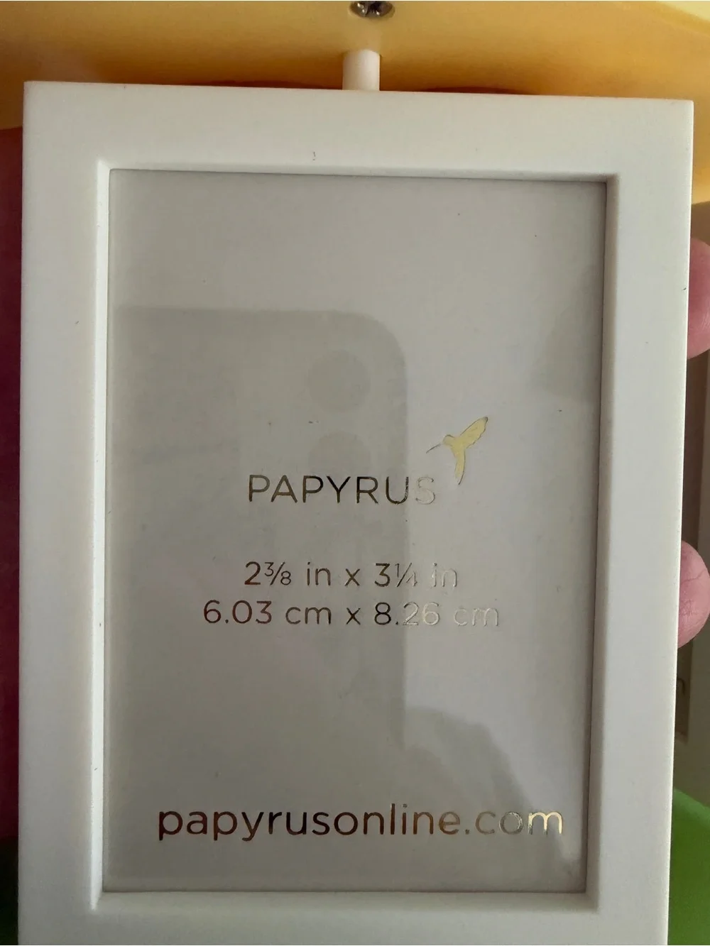 Papyrus Yellow and Green Carousel Photo Frame - Home Accent